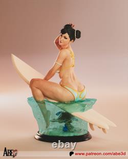 Chun Li 3D Printing Unassembled Unpainted Model Kits Resin Garage Kits