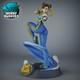 Chun Li 3D Printing Unassembled Unpainted Resin Model Kits Garage Kits