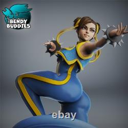 Chun Li 3D Printing Unassembled Unpainted Resin Model Kits Garage Kits