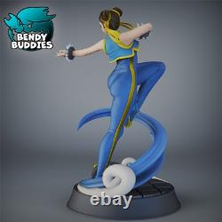 Chun Li 3D Printing Unassembled Unpainted Resin Model Kits Garage Kits