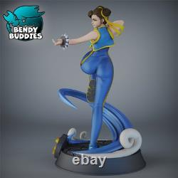 Chun Li 3D Printing Unassembled Unpainted Resin Model Kits Garage Kits