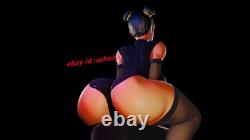 Chun Li 3D Printing Unassembled Unpainted Resin Model Kits Garage Kits