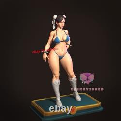Chun Li Bikini 3D Printing Unassembled Unpainted Resin Model Kits Garage Kits