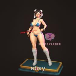 Chun Li Bikini 3D Printing Unassembled Unpainted Resin Model Kits Garage Kits