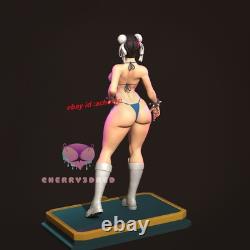 Chun Li Bikini 3D Printing Unassembled Unpainted Resin Model Kits Garage Kits
