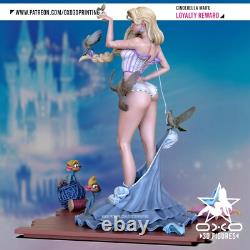 Cinderella 3d Printed Model Unassembled Unpainted 1/12-1/3