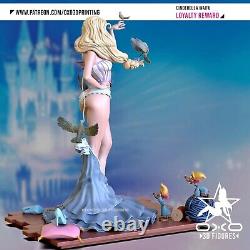 Cinderella 3d Printed Model Unassembled Unpainted 1/12-1/3