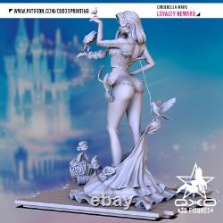 Cinderella 3d Printed Model Unassembled Unpainted 1/12-1/3
