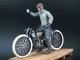 Cix Models 1/35 Henderson Model G Four Cylinder 1917 Motorcycle withRider CIXM046