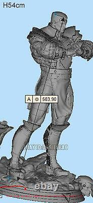 Colossus Phoenix Force 1/4 Figure 3D Print Model Unpainted Unassembled GK H54cm