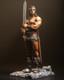 Conan Conan The Barbarian Model Kit Painted/Unpainted 3d Print GK Statue