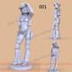 Cowgirl 1/12 1/8 1/6 1/4 1/3 1/2 Model Kit Unpainted Unassembled 3D Print 2 Ver