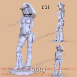 Cowgirl 1/12 1/8 1/6 1/4 1/3 1/2 Model Kit Unpainted Unassembled 3D Print 2 Ver