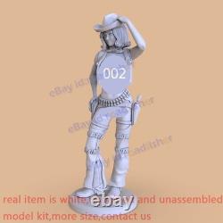 Cowgirl 1/12 1/8 1/6 1/4 1/3 1/2 Model Kit Unpainted Unassembled 3D Print 2 Ver