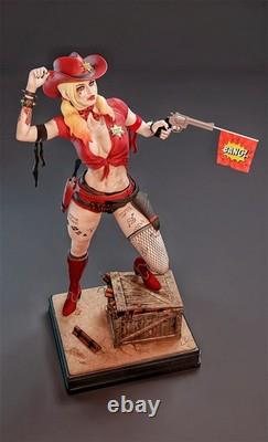 Cowgirl Harley Quinn 3D Printing Unassembled Unpainted Resin Model Kits Garage K