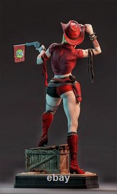 Cowgirl Harley Quinn 3D Printing Unassembled Unpainted Resin Model Kits Garage K