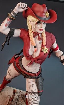 Cowgirl Harley Quinn 3D Printing Unassembled Unpainted Resin Model Kits Garage K