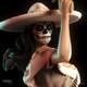 Daniela the Gunslinger Unpainted Unassembled 3D printed Resin Model Kit GK2