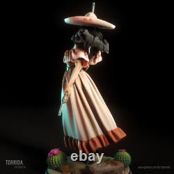 Daniela the Gunslinger Unpainted Unassembled 3D printed Resin Model Kit GK2