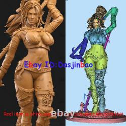 Darkelf 1/6 Figure 3D Printing Model Kit Beauty Woman Unpainted Unassembled 32cm