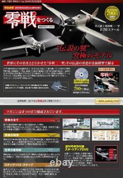 DeAGOSTINI 1/16 Scale Zero Fighter Model Kit Complete Set Vol. 1-100 Free Shipp