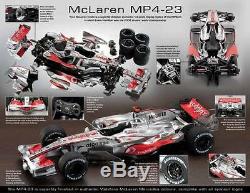 DeAGOSTINI KYOSHO McLaren MP4-23 1/8 Scale Unassembled Kit Complete Set F1 2008