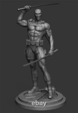 Deadpool 3D Printing Unassembled Unpainted Model Kits Resin Garag Kits