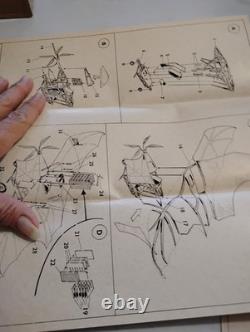 EOLE STEAM POWERED AIRCRAFT, Rare, Vintage 1964, 170 scale, Model Airplane kits