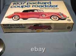 Entex 1937 Packard Coupe Roadster 1/16 Model Kit 12 Cylinder Open Box