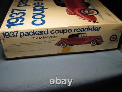 Entex 1937 Packard Coupe Roadster 1/16 Model Kit 12 Cylinder Open Box
