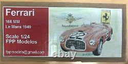 FERRARI 166MM (Barchetta) LeMans 1949 FPPM 1/24 unassembled resin model kit