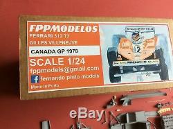 FERRARI 312T3 1978 Canada GP winner 1/24 unassembled model kit