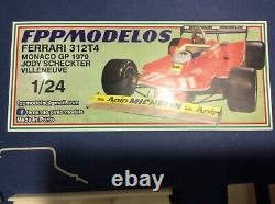 FERRARI 312T4 1979 Monaco GP winner 1/24 unassembled FPPM model kit