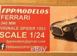 FERRARI 340MM Vignale spider Le Mans or road 1953 FPPM 1/24 unassembled kit
