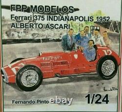 FERRARI 375 INDY 1952 or 1951 GB GP winner FPPM 1/24 unassembled model kit
