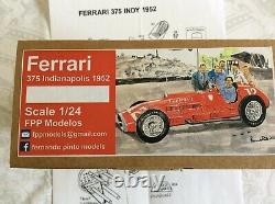FERRARI 375 INDY 1952 or 1951 GB GP winner FPPM 1/24 unassembled model kit