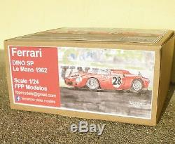 FERRARI DINO 246 SP Le Mans 1962 1/24 unassembled model kit Rodriguez