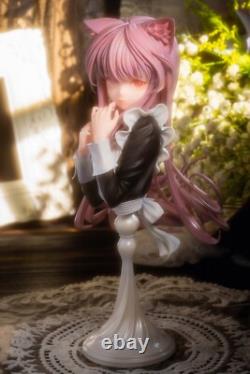FKEY Maid Bust Unassembled Unpainted Model Kits Resin Garage Kits