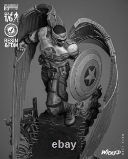 Falcon Resin Sculpture Statue Model Kit Unpainted/Unassembled Falcon Resin Sculpture Statue Model Kit Unpainted/Unassembled