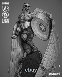 Falcon Resin Sculpture Statue Model Kit Unpainted/Unassembled Falcon Resin Sculpture Statue Model Kit Unpainted/Unassembled