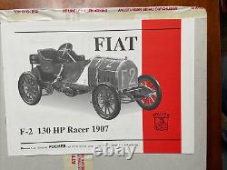 Fiat F-3 130HP Racer 1907 Pocher 18 scale Unassembled Model Automobile Kit#K88