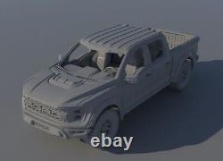 Ford F-150 Raptor 2022 Inspired Model Car Kit Scale 1/24 1/18 1/32 1/25