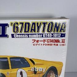 Fujimi Ford GT40 Mk II 67 Daytona Historic Racing 1/24 Scale Sealed Hobby Model