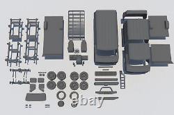 GMC Vandura 1983 Chevrolet Van Inspired Model Car Kit Scale 1/24 1/18 1/32 1/25