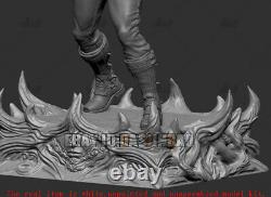 Ghost Rider Figure 3D Print Model Unpainted Unassembled GK H30cm/11.8inch GK