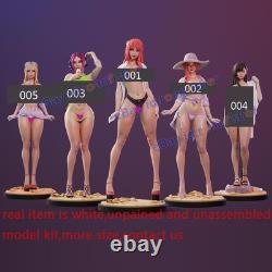Girl On The Beach 1/8 1/6 Model Kit Unpainted Unassembled 3D Print 5 Ver. Woman