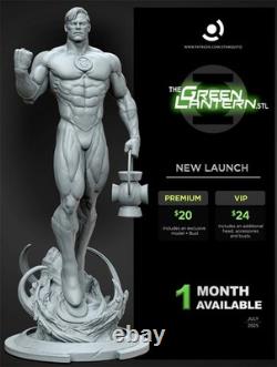 Green Lanter 3D Printing Unassembled Unpainted Resin Model Kits Garage Kits