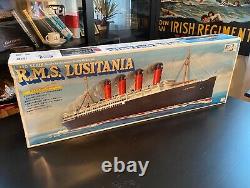 Gunze Sangyo RMS LUSITANIA 1/350 Scale Plastic Model Kit unassembled RARE