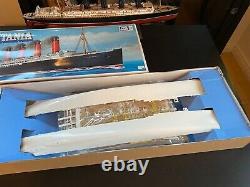 Gunze Sangyo RMS LUSITANIA 1/350 Scale Plastic Model Kit unassembled RARE