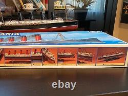 Gunze Sangyo RMS LUSITANIA 1/350 Scale Plastic Model Kit unassembled RARE